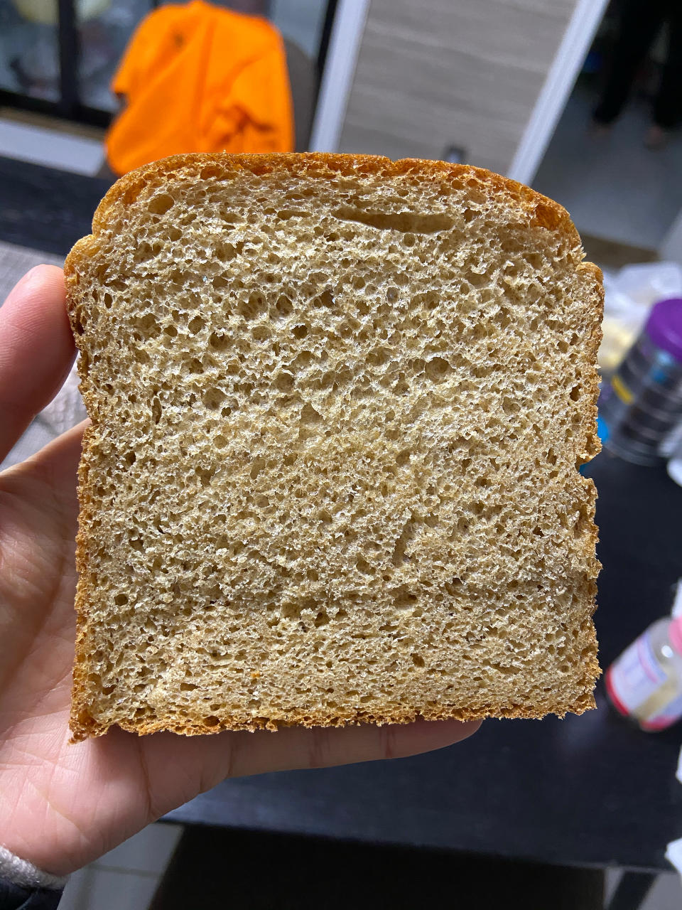 双种芝麻全麦吐司 100%全麦 烫种+波兰种