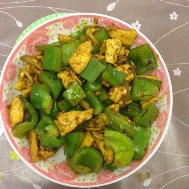 青椒炒鸡胸肉