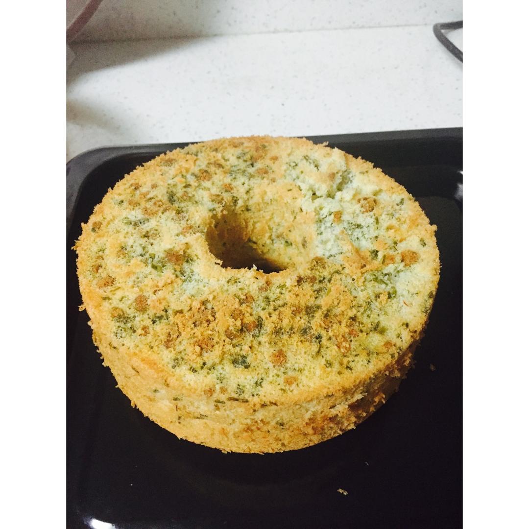 咸香戚风经典——黄金葱香肉松戚风