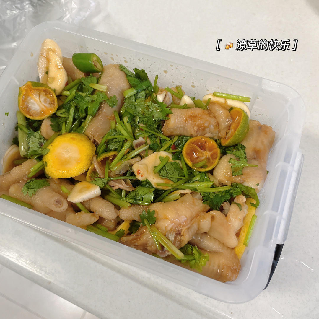 好评多多的泰式酸辣鸡爪—PLUS版