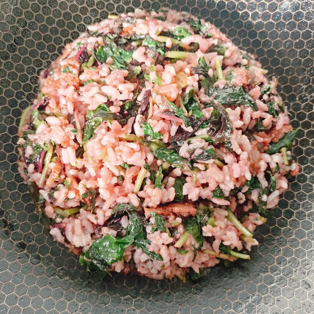 苋菜炒饭