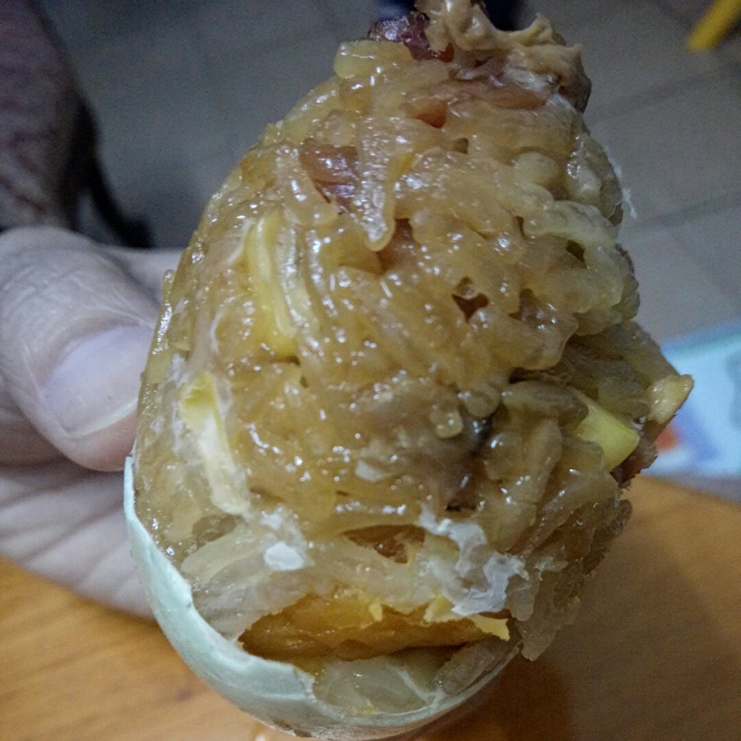 咸鸭蛋蒸糯米