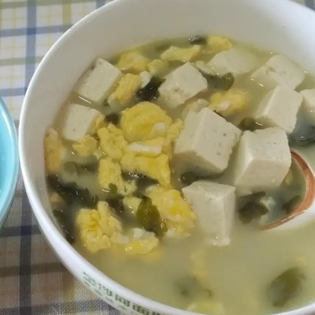 白菜豆腐汤
