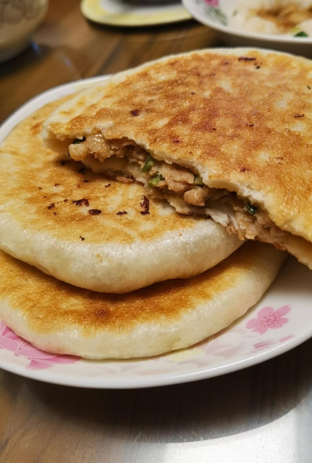 不用去早餐店的发面馅饼