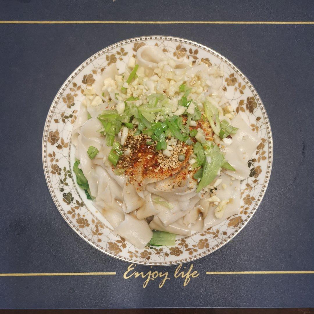 自制油泼扯面/抻面/裤带面含制作视频•恋恋西北家常滋味（四）