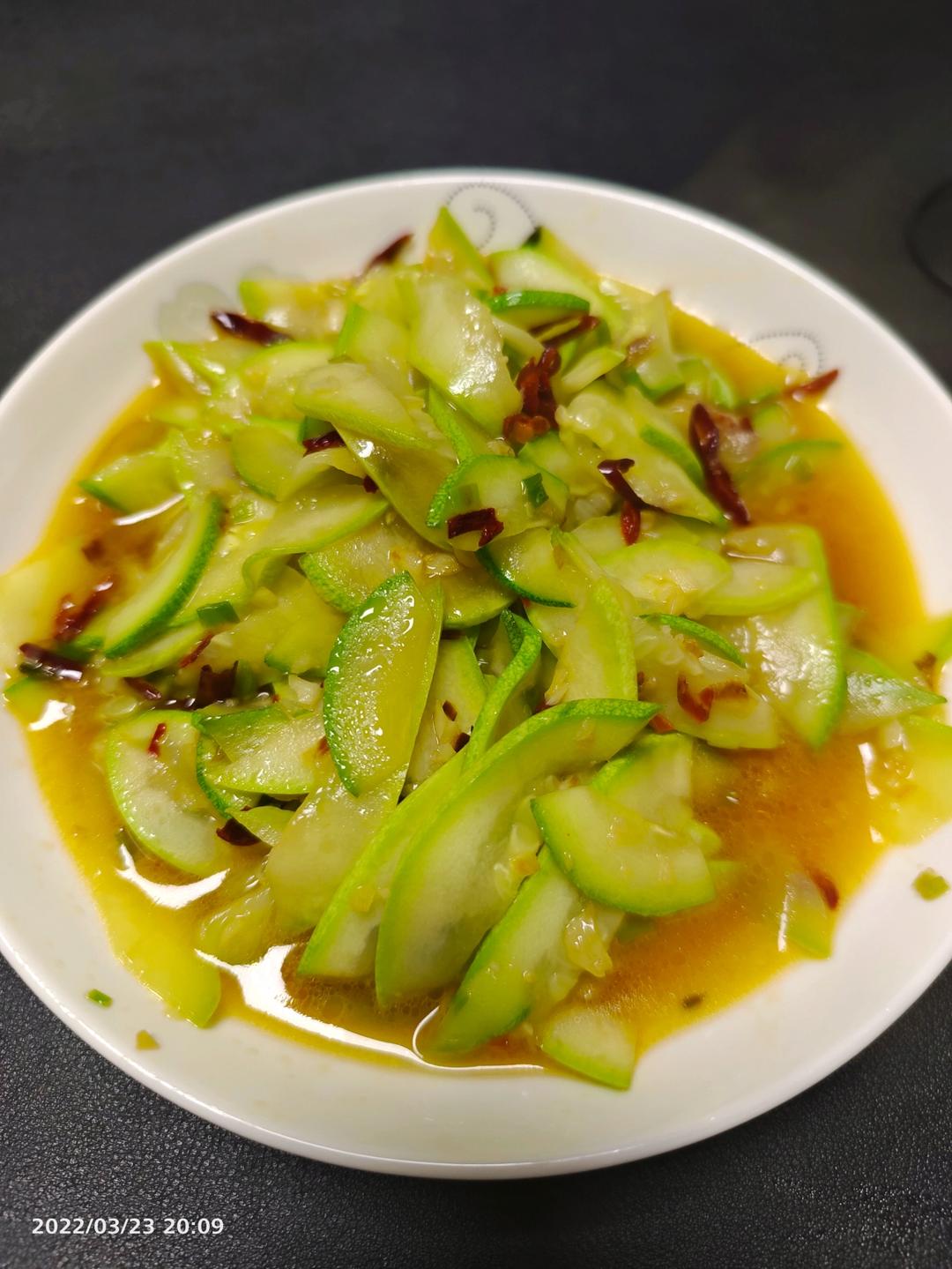 胃口大开的醋溜葫芦瓜