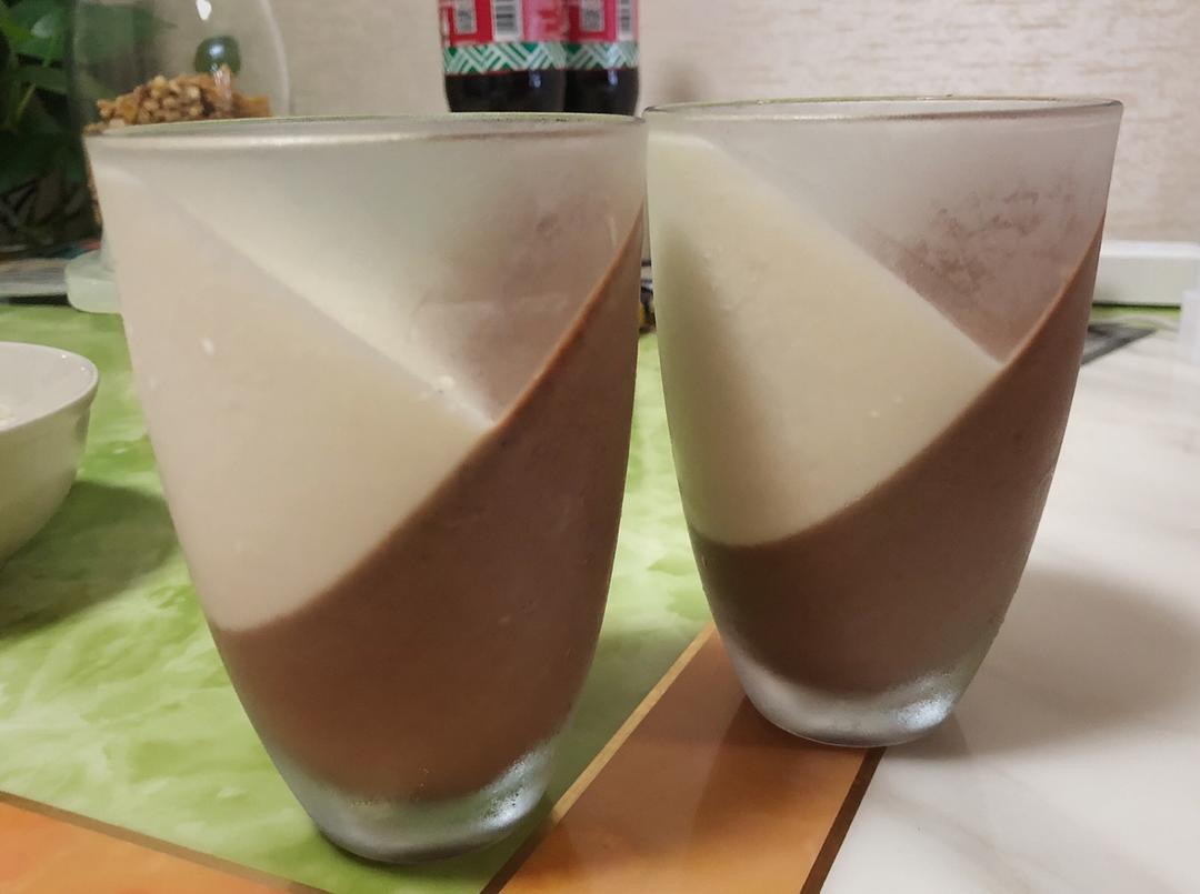 巧克力牛奶心形布丁