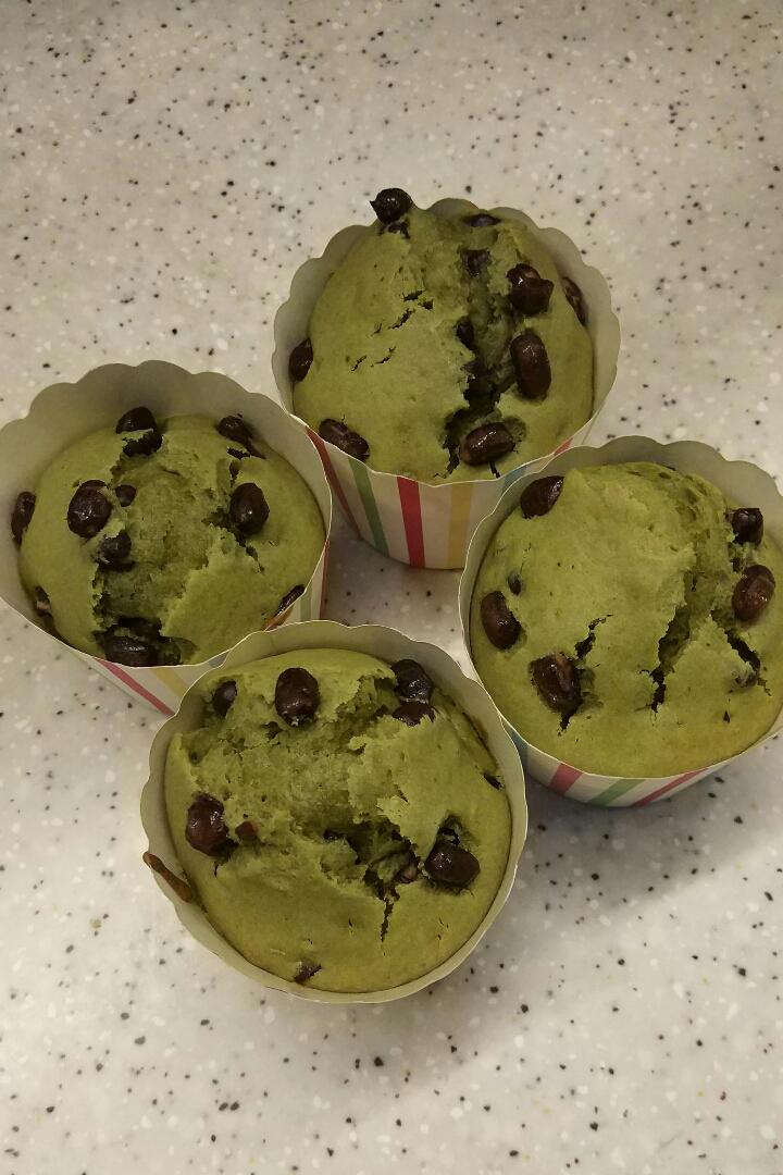 抹茶红豆玛芬