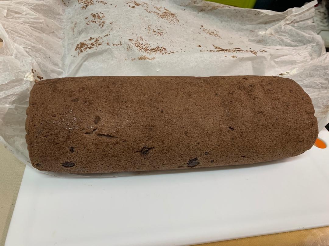 可可蛋糕卷(不消泡超浓郁巧克力口感)
