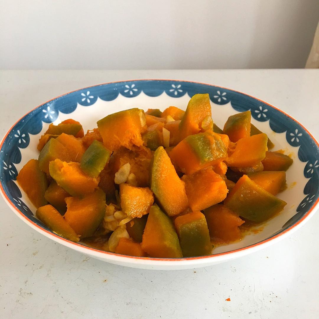 爸爸的焖炒南瓜【附挑选南瓜的小秘密】