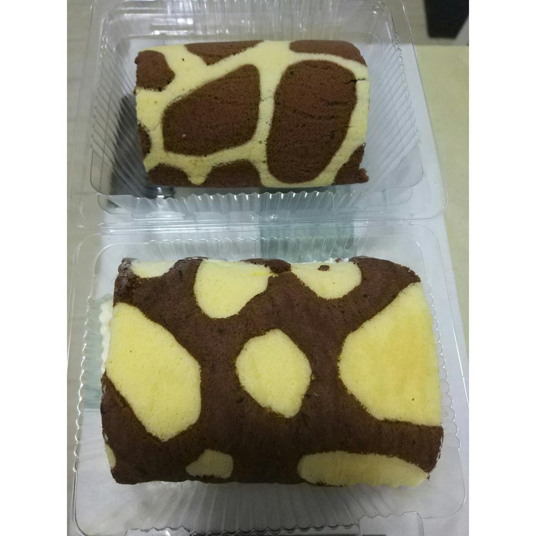 超萌长颈鹿蛋糕卷