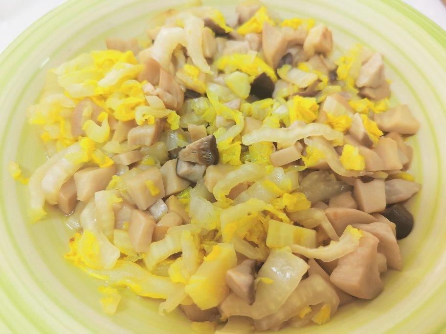 杏鲍菇烧白菜