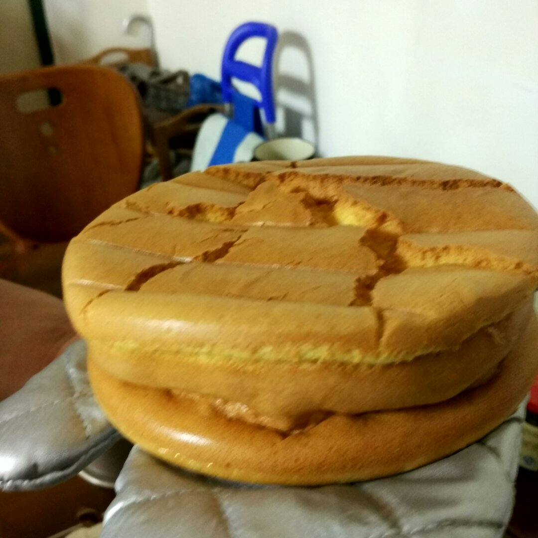 6寸原味戚风蛋糕