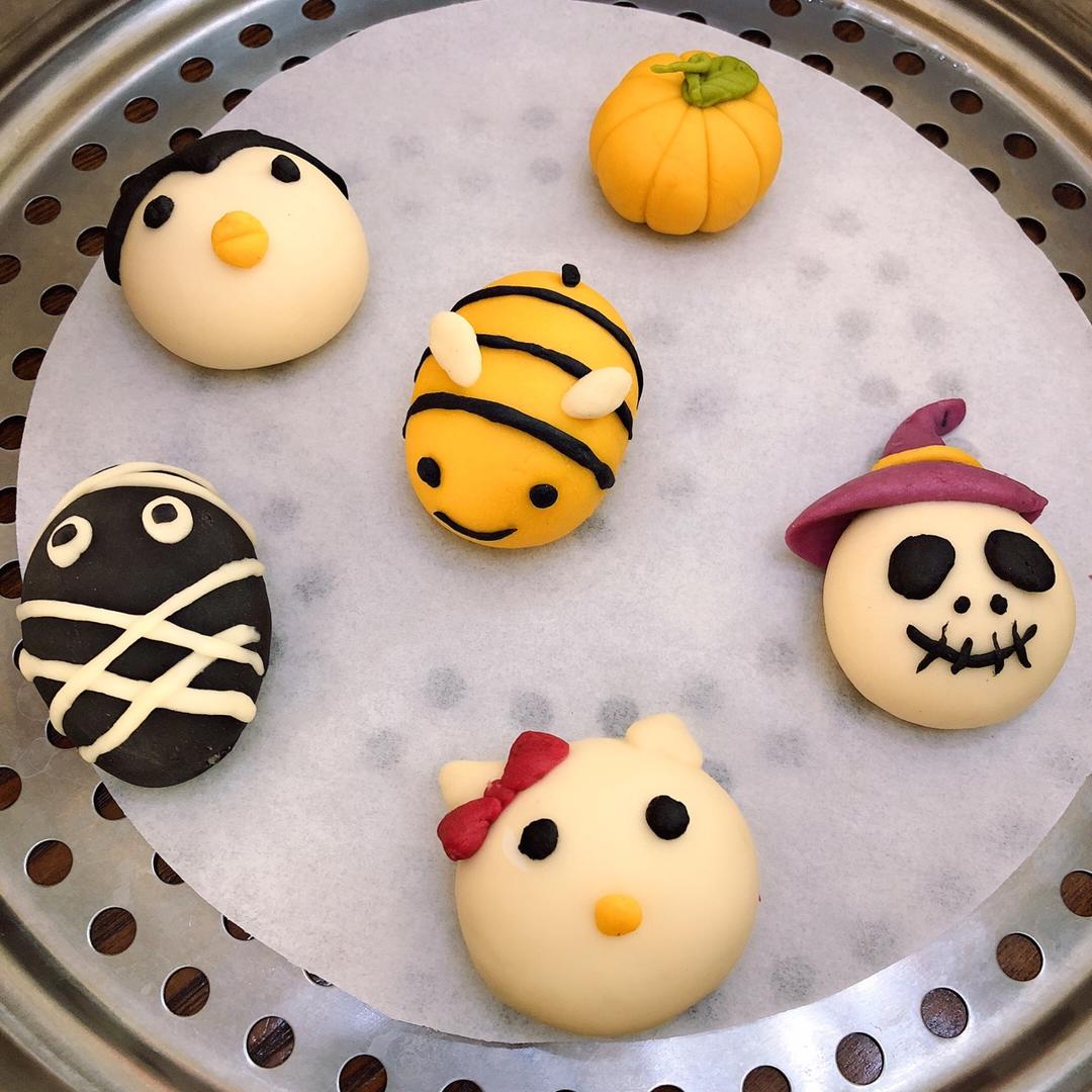 可爱造型馒头 万圣节快乐🎃不给糖就捣蛋👻