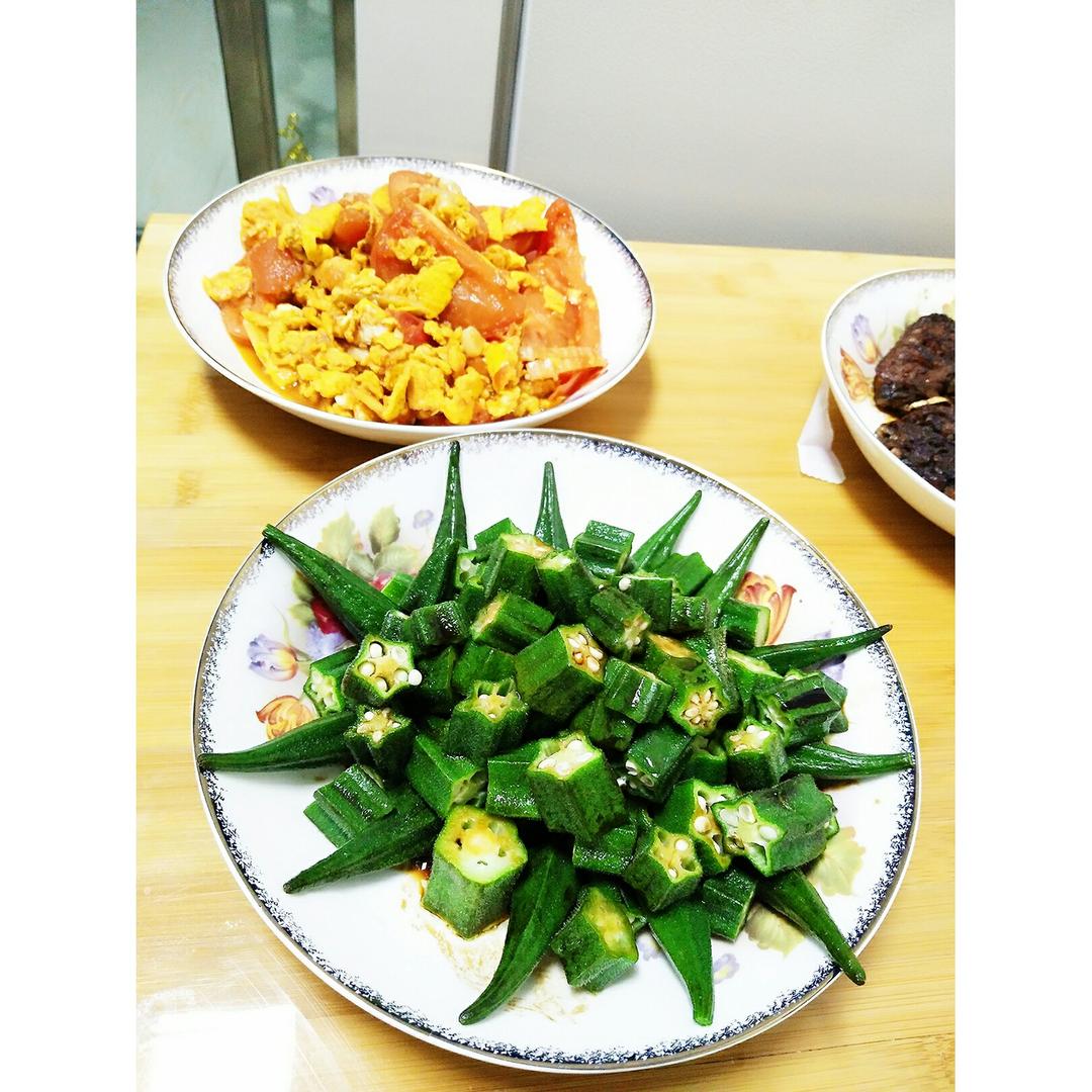 【白灼秋葵】清爽简单