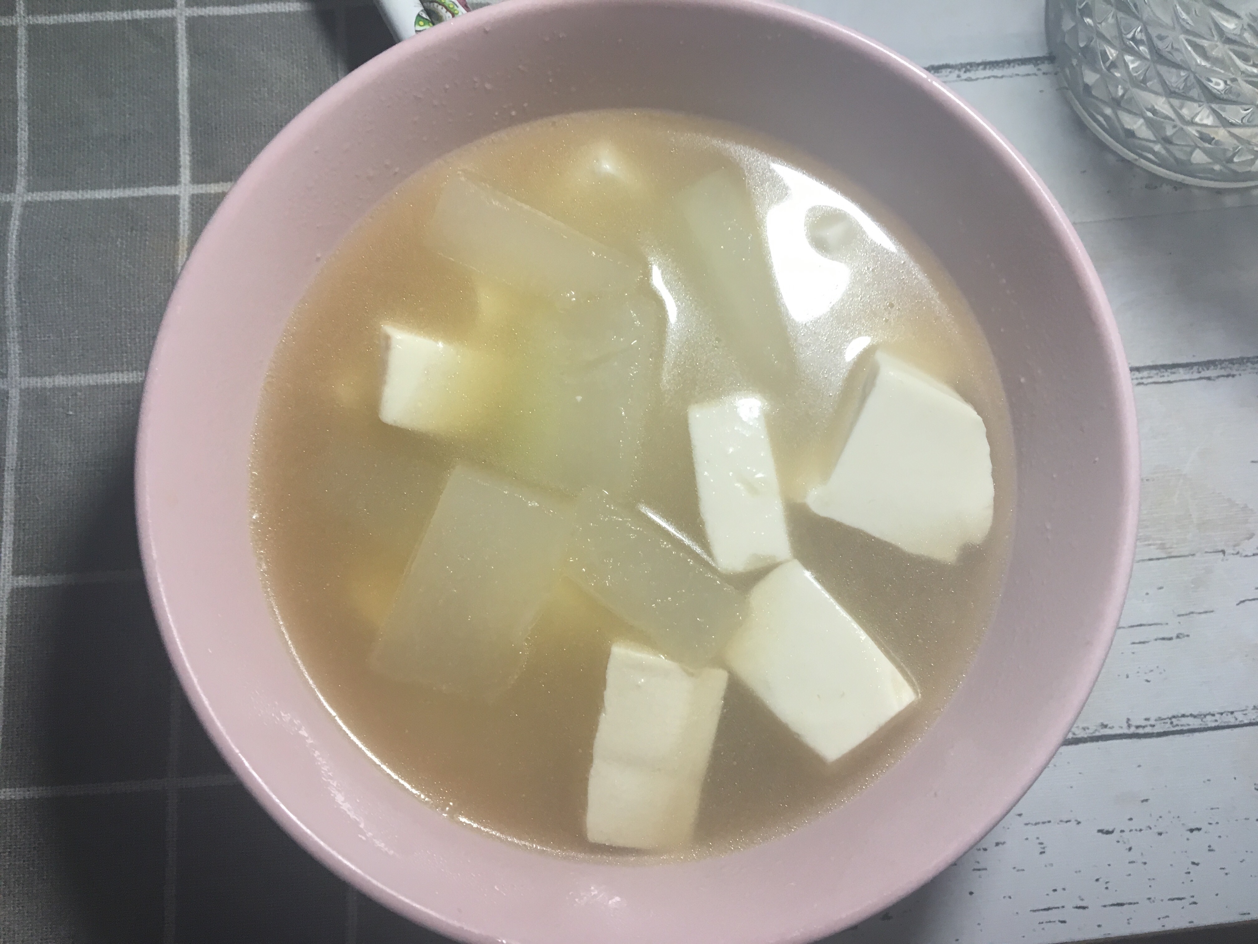 冬瓜豆腐汤的做法