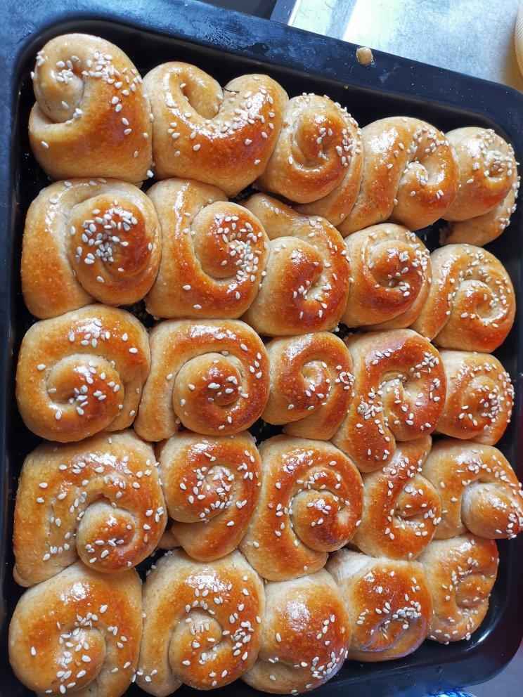 脆底蜂蜜小面包