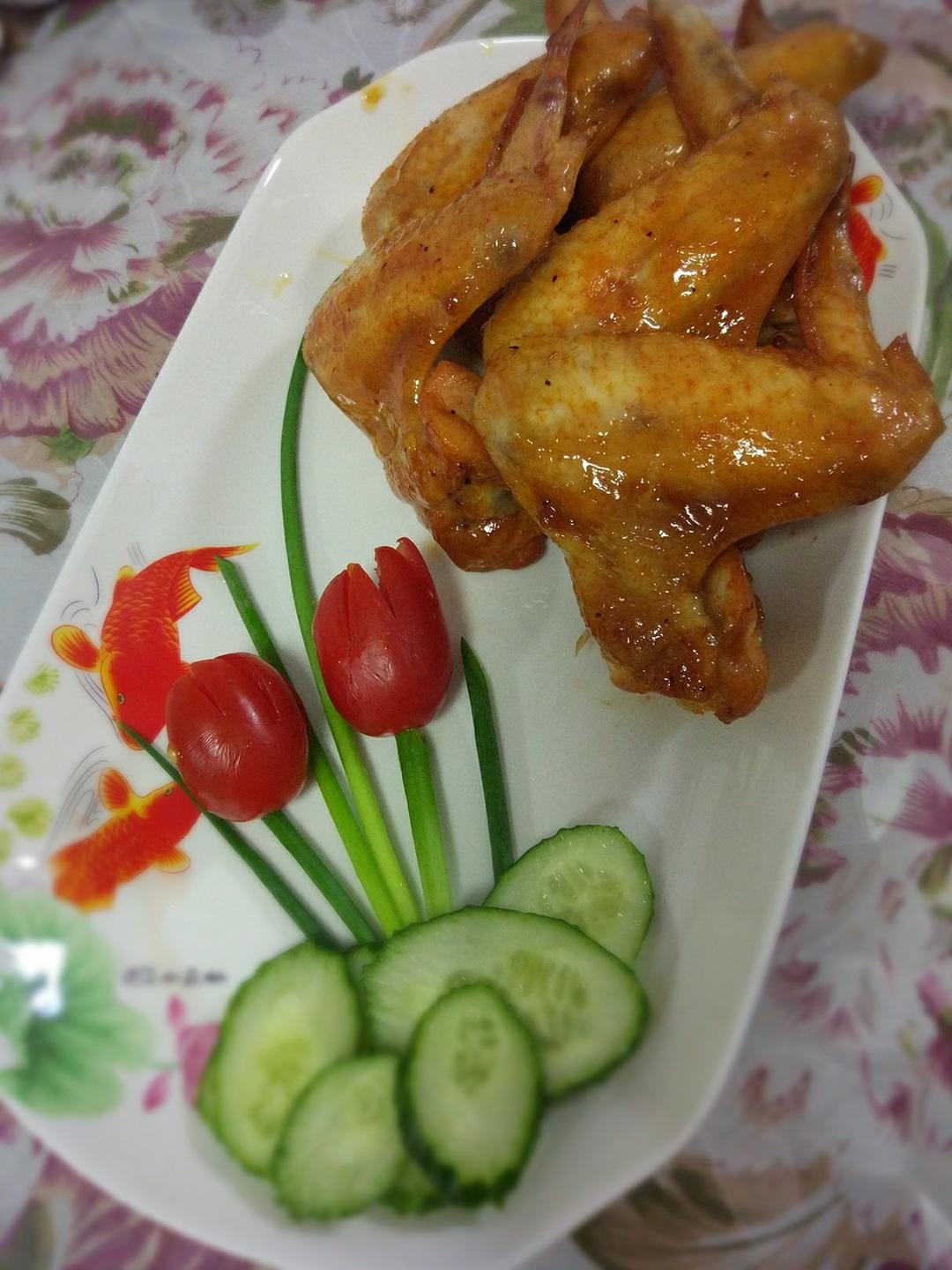秘制烤鸡翅