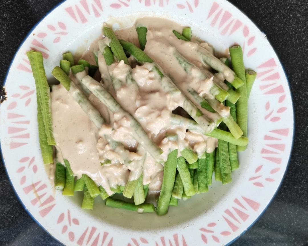 5分钟就能解决的夏天爽口菜，凉拌豇豆角