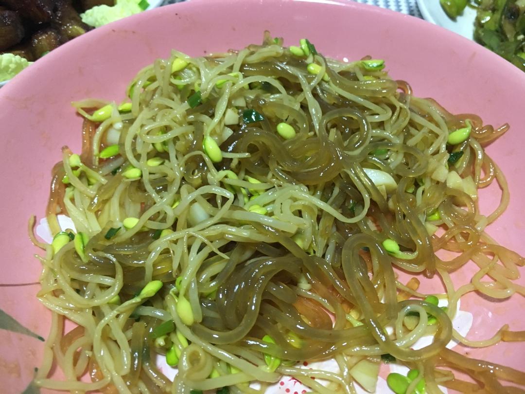 黄豆芽炒粉