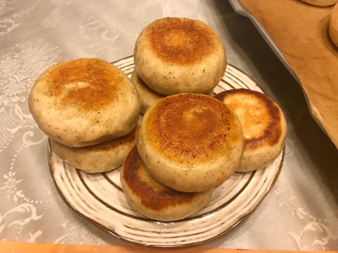 yiphei做的豆渣发面饼