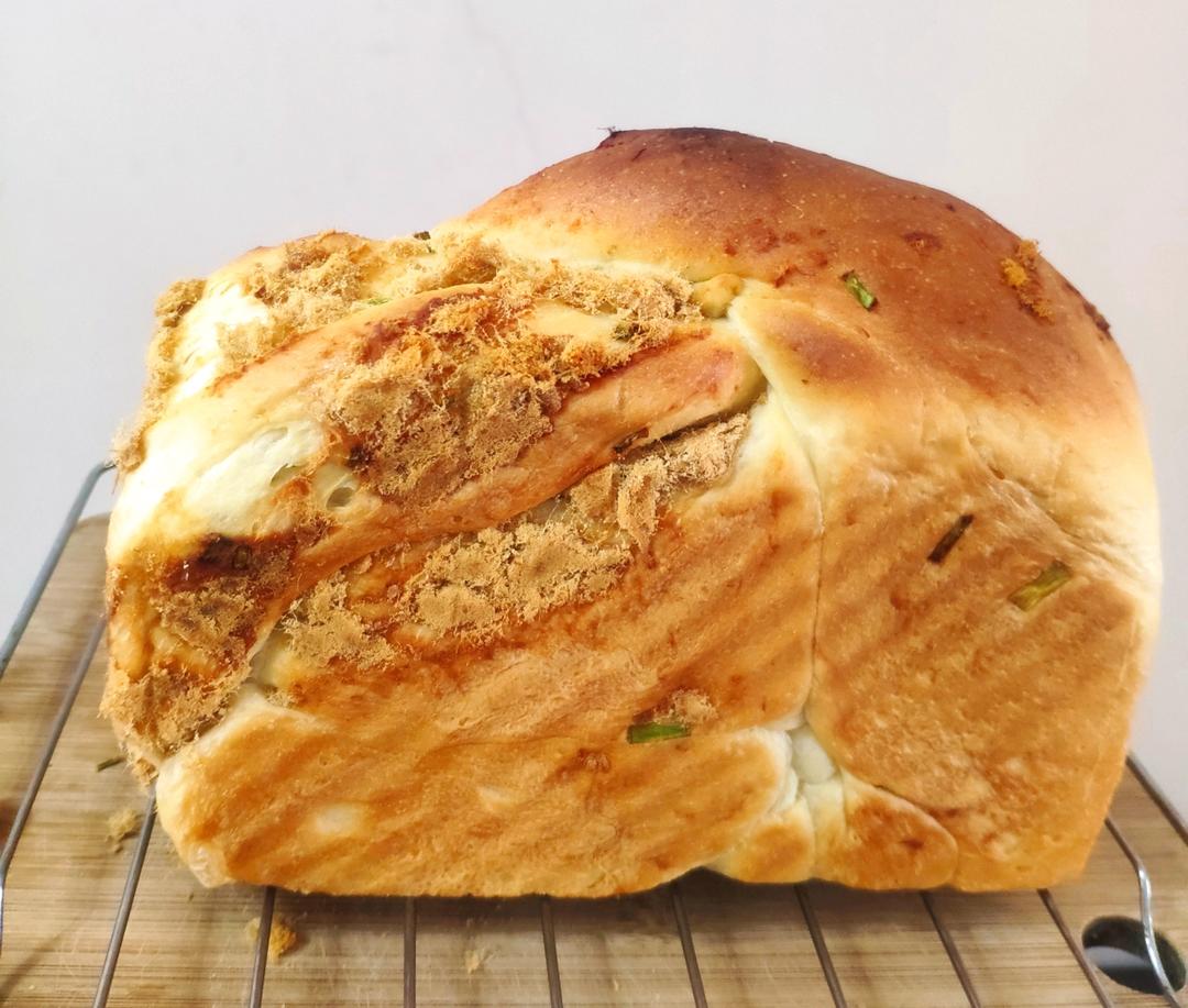 香葱肉松手撕吐司