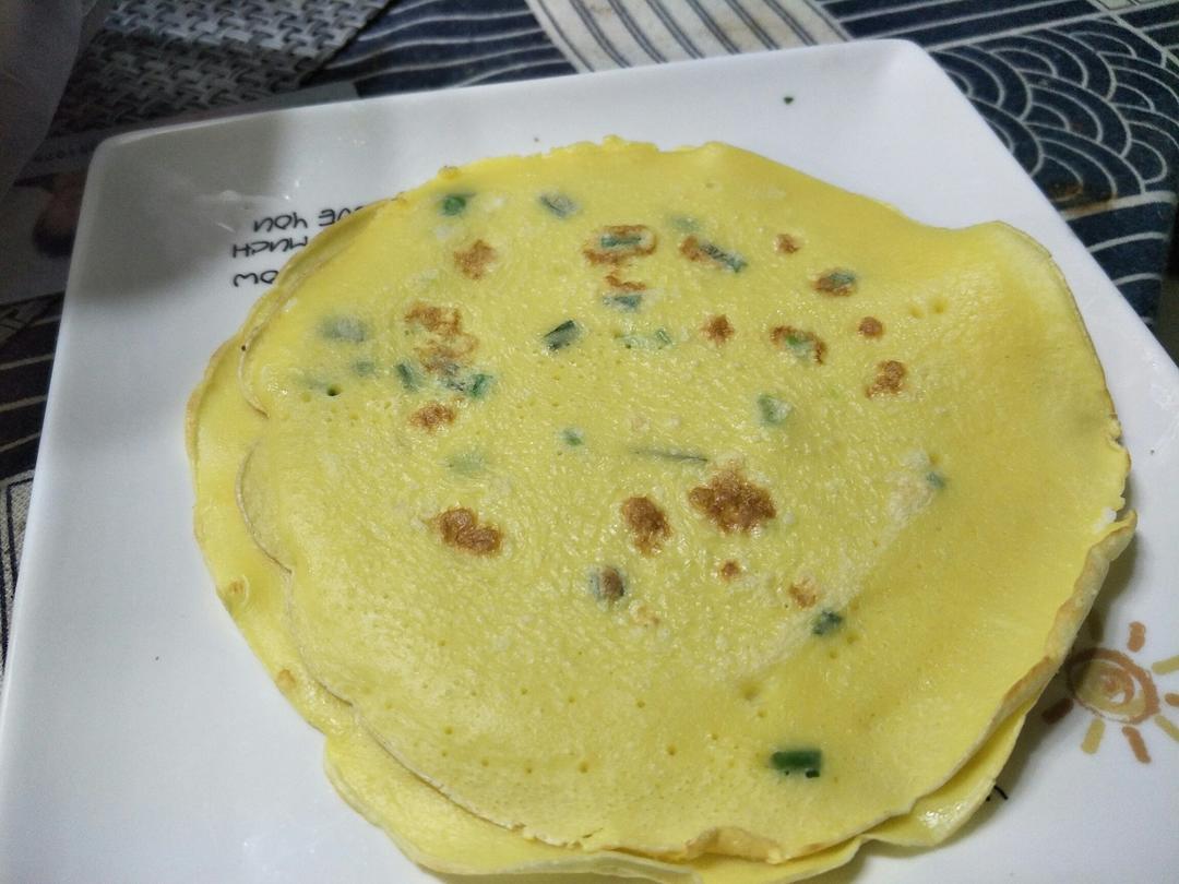 葱花鸡蛋饼