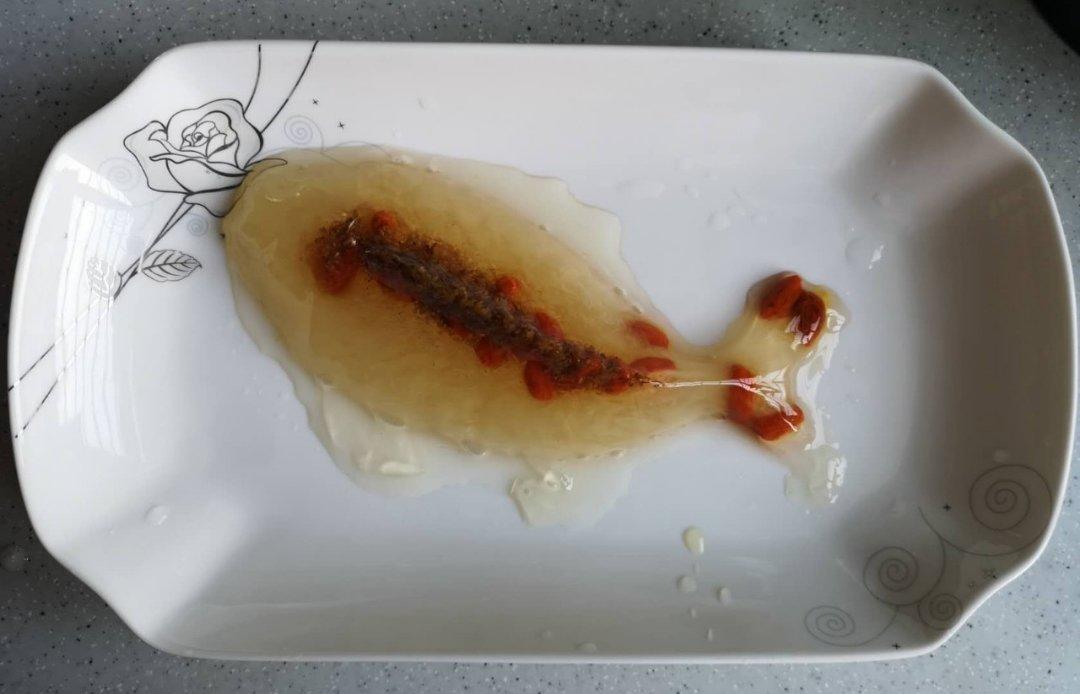 年夜饭桌上最惊艳的压轴甜点：桂花枸杞琉璃鱼