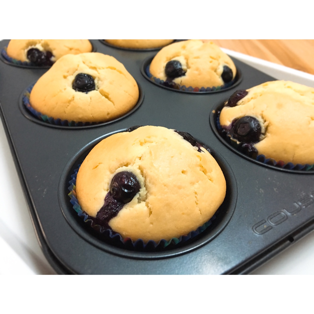 蓝莓玛芬蛋糕 Blueberry Muffin