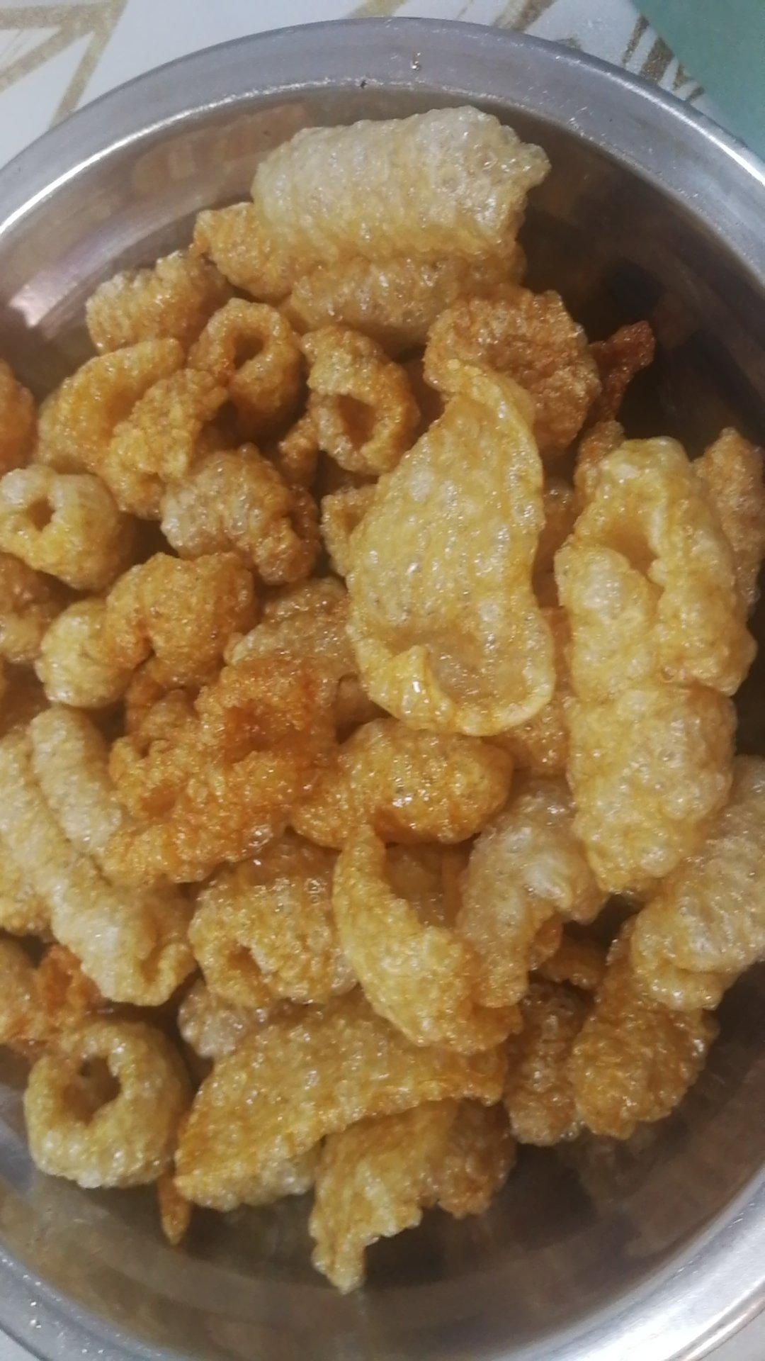 潮汕扑肉(炸猪皮，炸皮，肉皮)