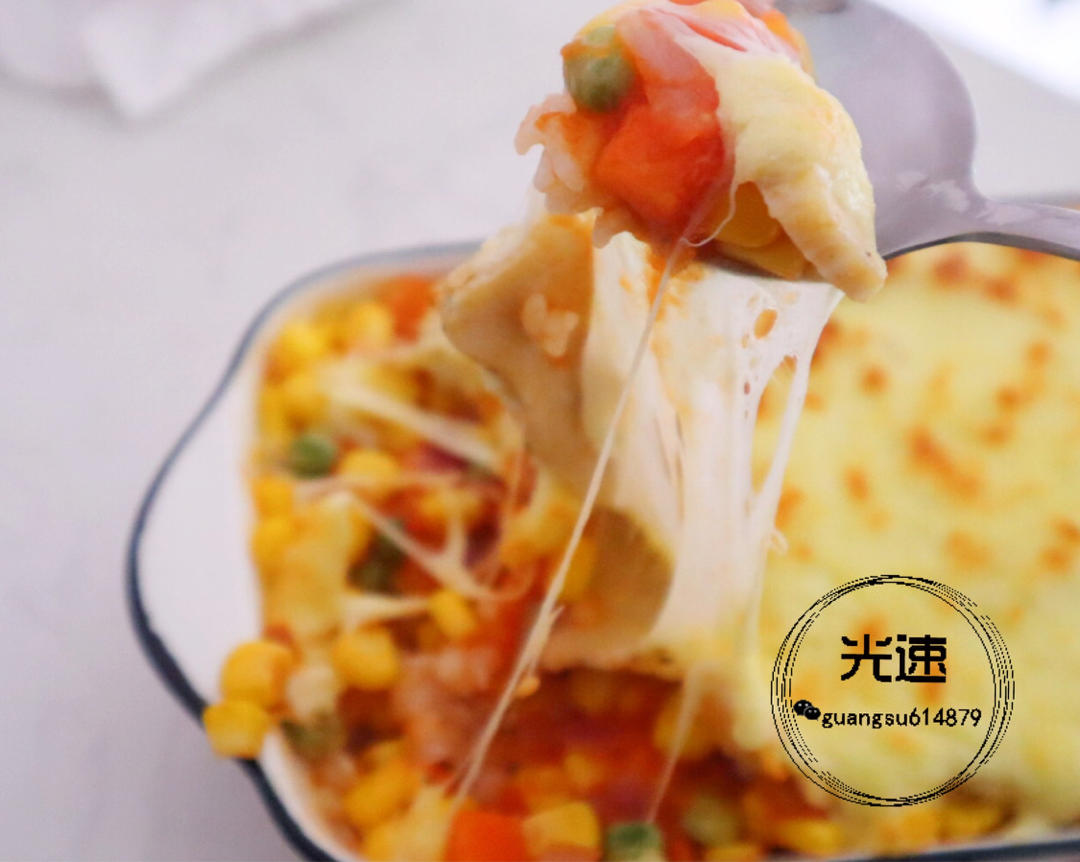 🍅鸡胸肉焗饭
