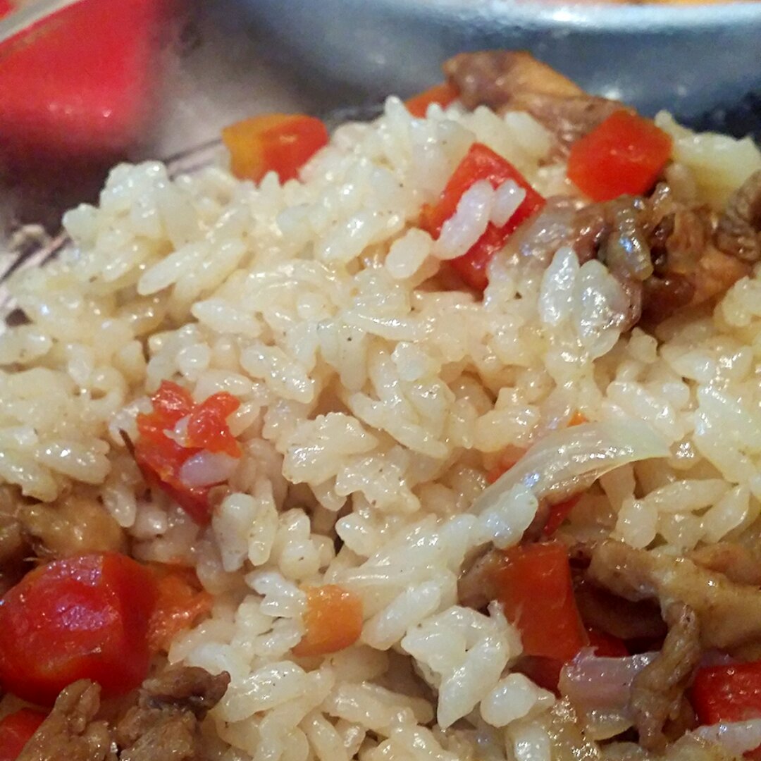 喷香排骨焖饭（爆好吃）