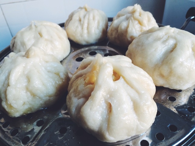 直接发酵法的白胖包子