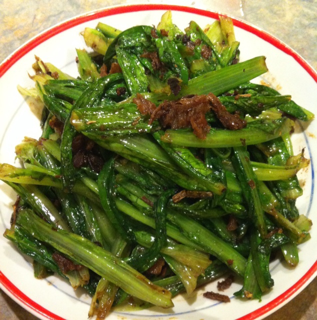 豆豉鲮鱼油麦菜