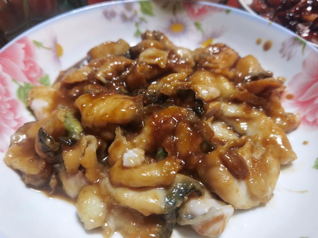 小美醋溜黑鱼片