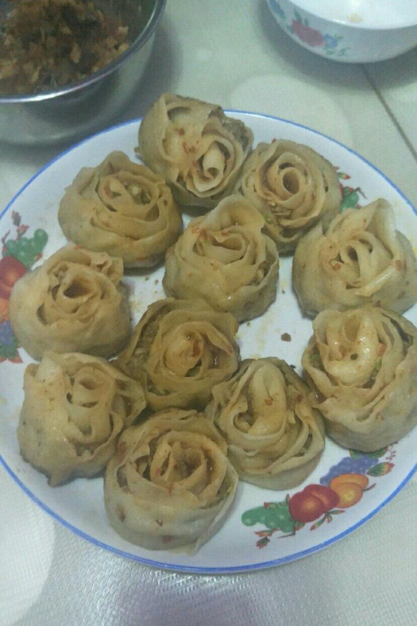 玫瑰花饺子