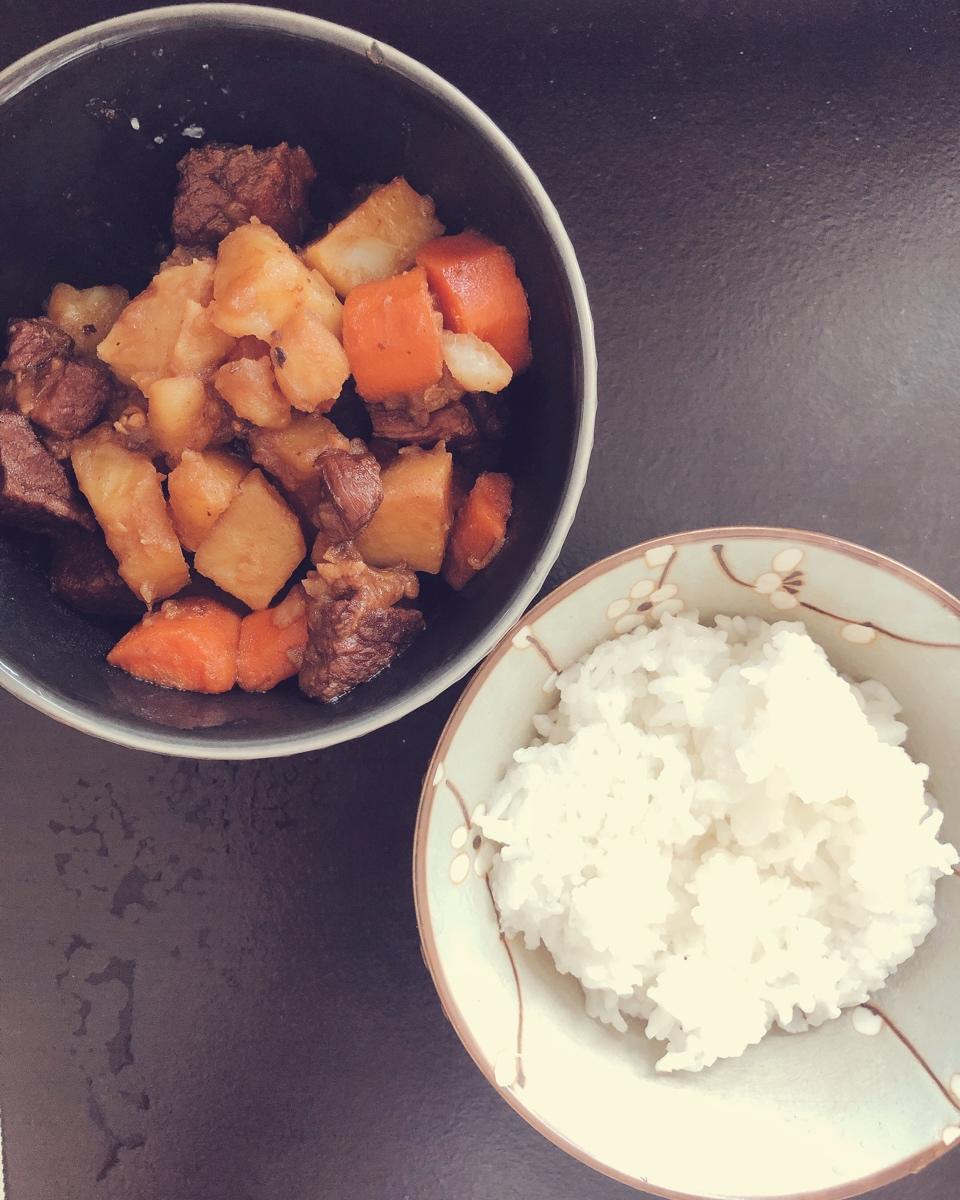 土豆胡萝卜炖牛肉