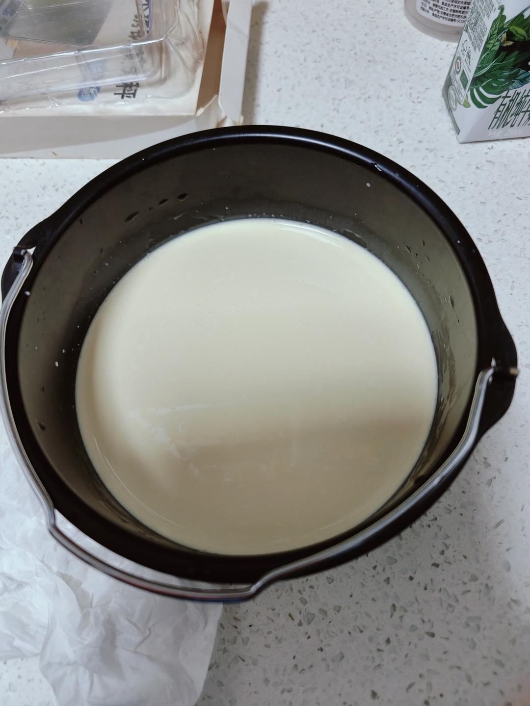 空气炸锅烤牛奶布丁