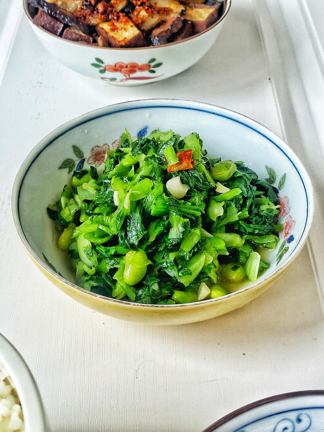 毛豆子凿盐挤【家乡特色菜】