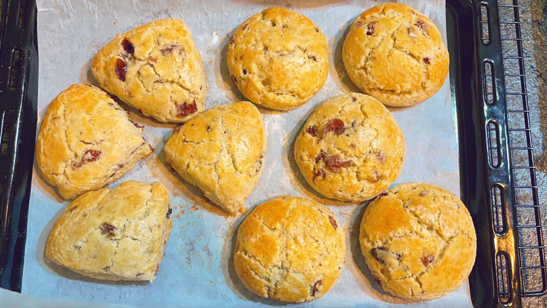 隔夜还松软可口的葡萄干司康Raisin Scone（美善品版）