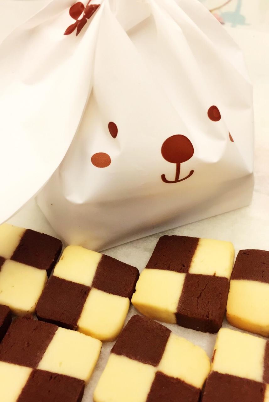 双色格子小饼干