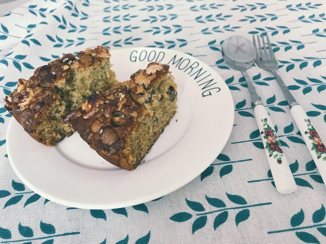 香蕉核桃磅蛋糕 Banana & Walnut Pound Cake