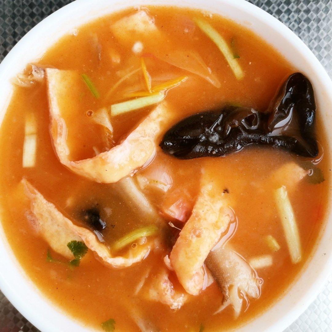 酸辣小鱼汤