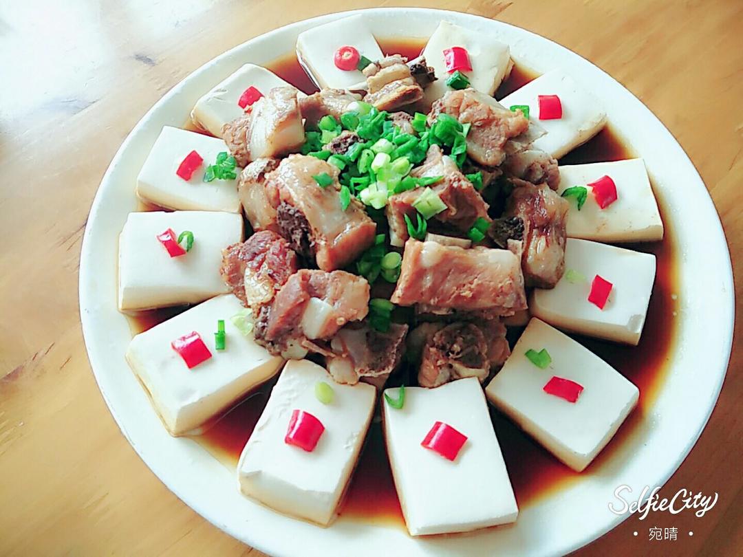 排骨蒸豆腐