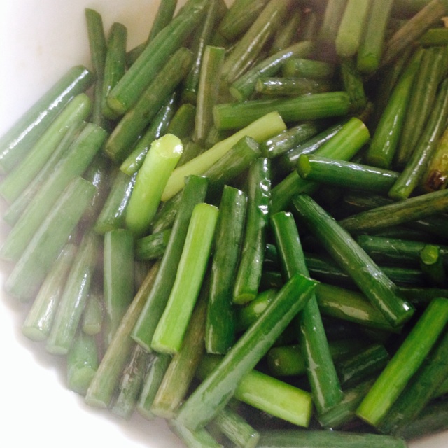 清炒蒜薹
