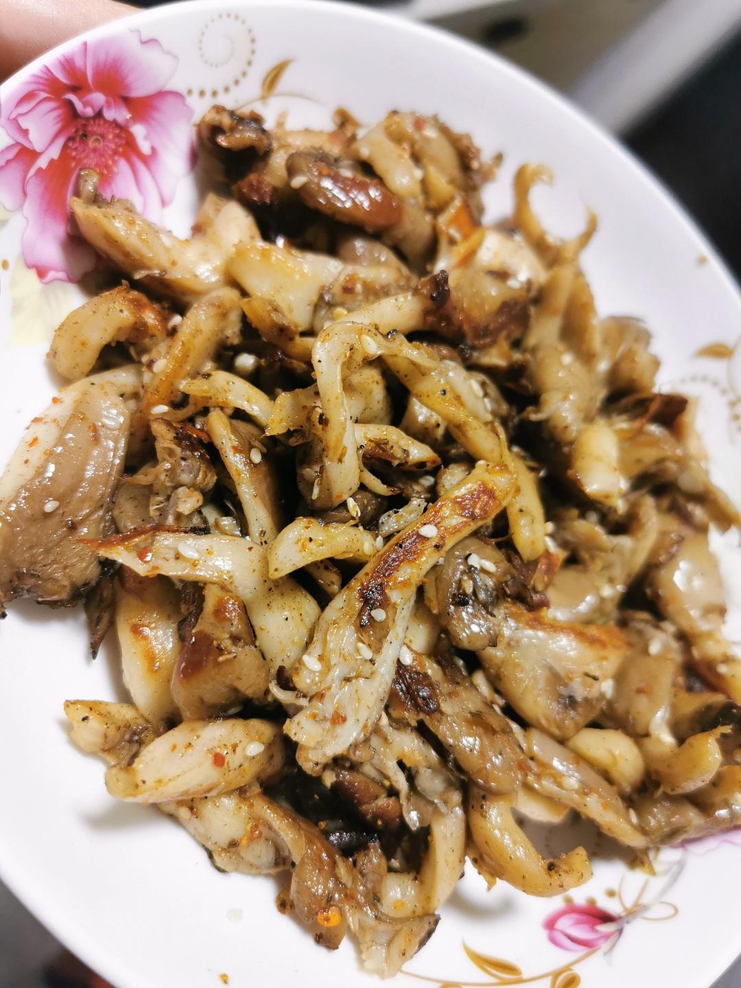 干煸平菇（有肉的味道）