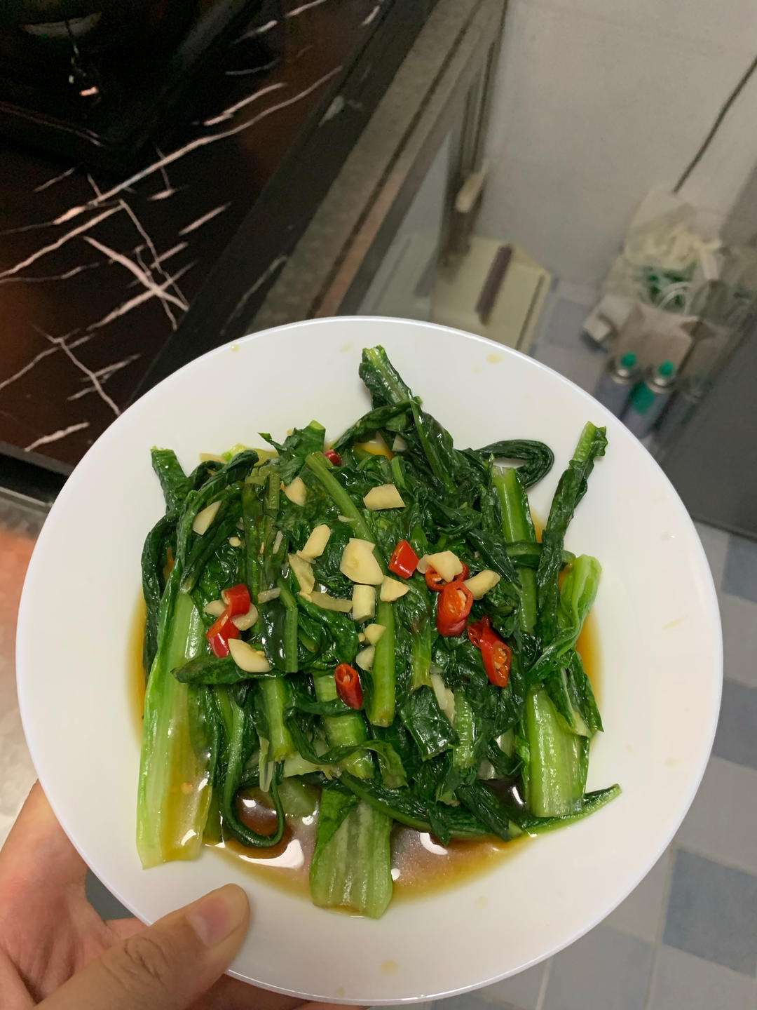 蒜蓉油麦菜（蚝油）