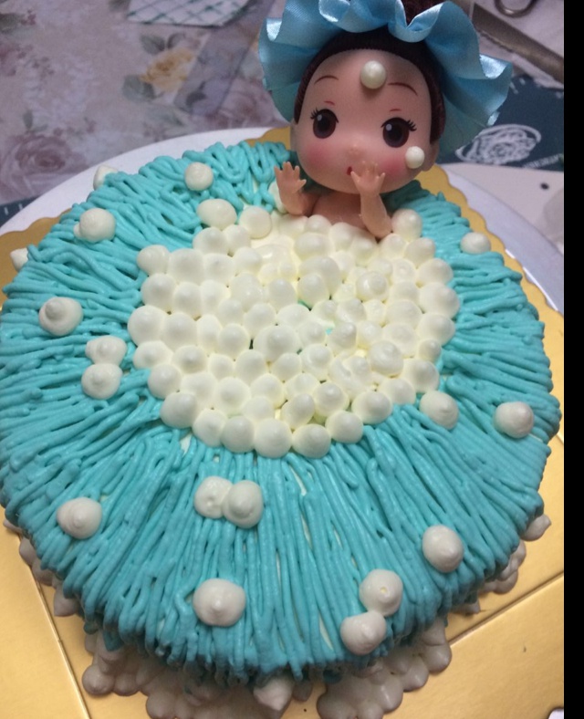 泡泡浴娃娃蛋糕