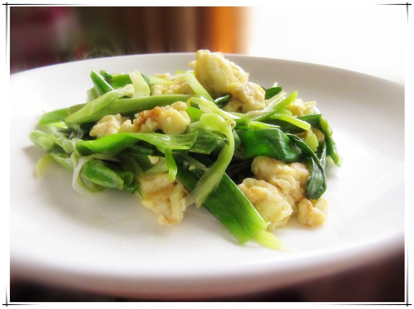 私房大葱炒鸡蛋