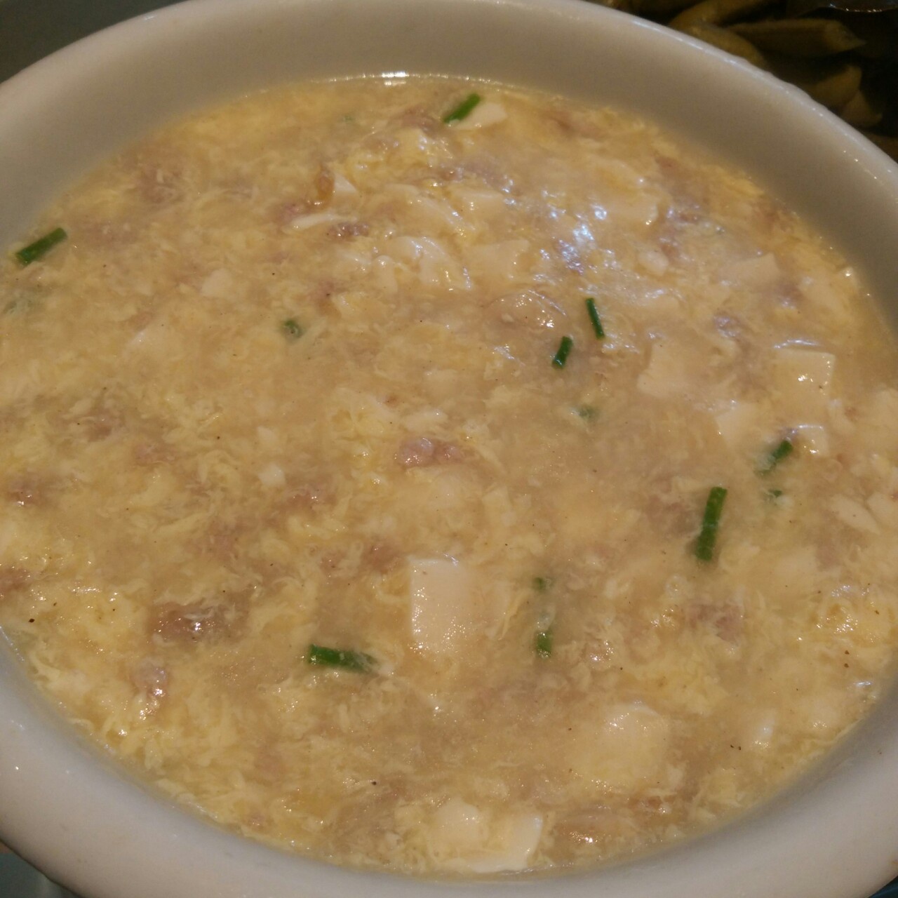 肉糜豆腐蛋花羹